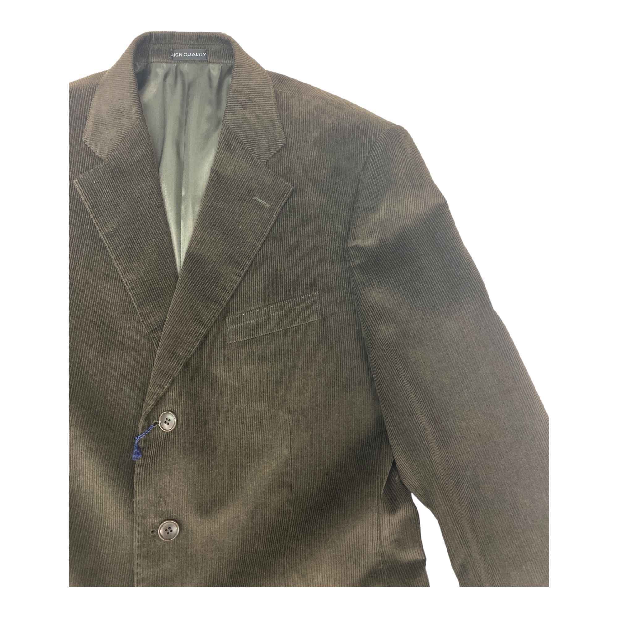 COMPLETO ABITO GIACCA PANTALONE UOMO CAPITAL 4420Q ACW154 COTONE VERDE ORIGINALE