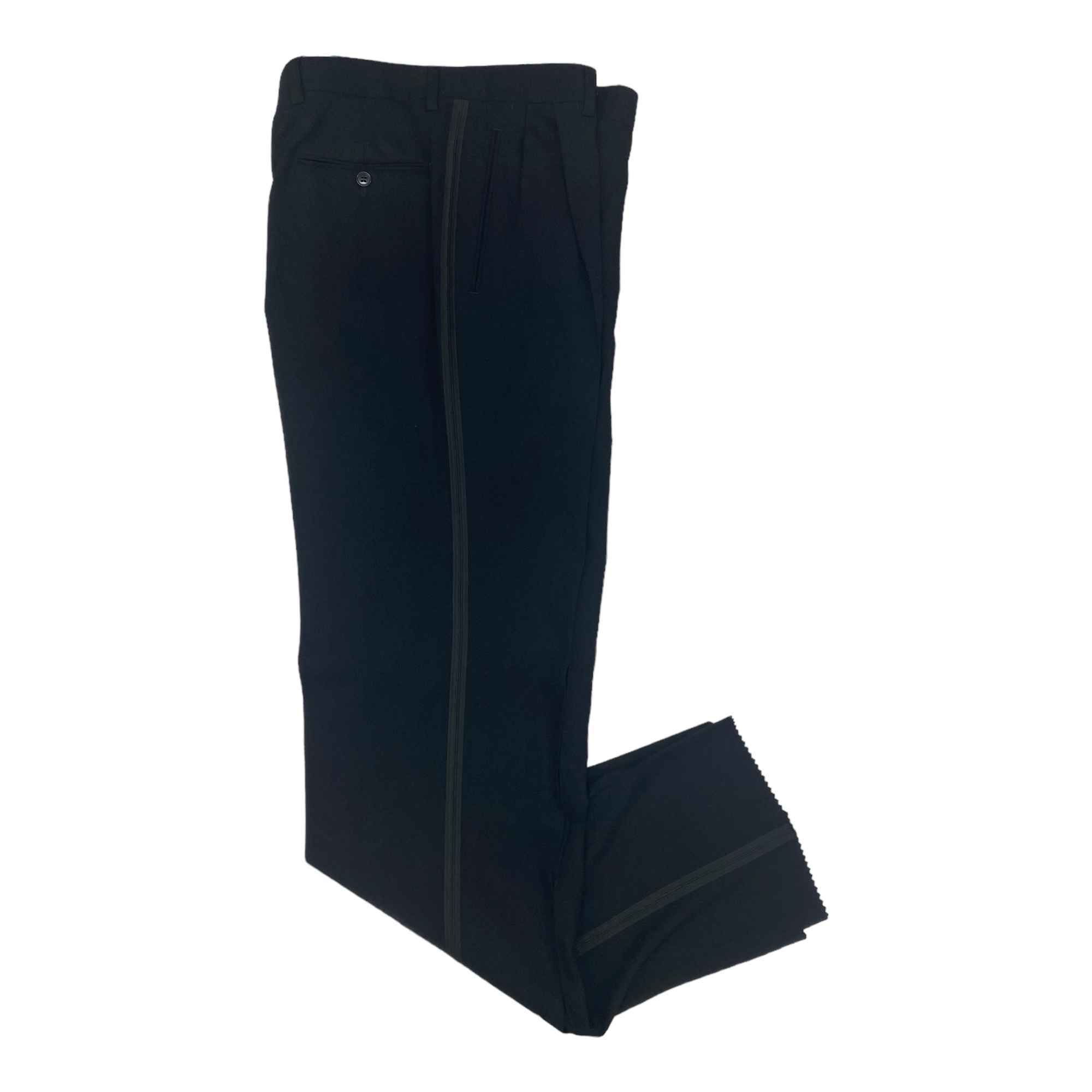 COMPLETO ABITO GIACCA PANTALONE UOMO UNGARO 9618 LANA NERO ORIGINALE AI