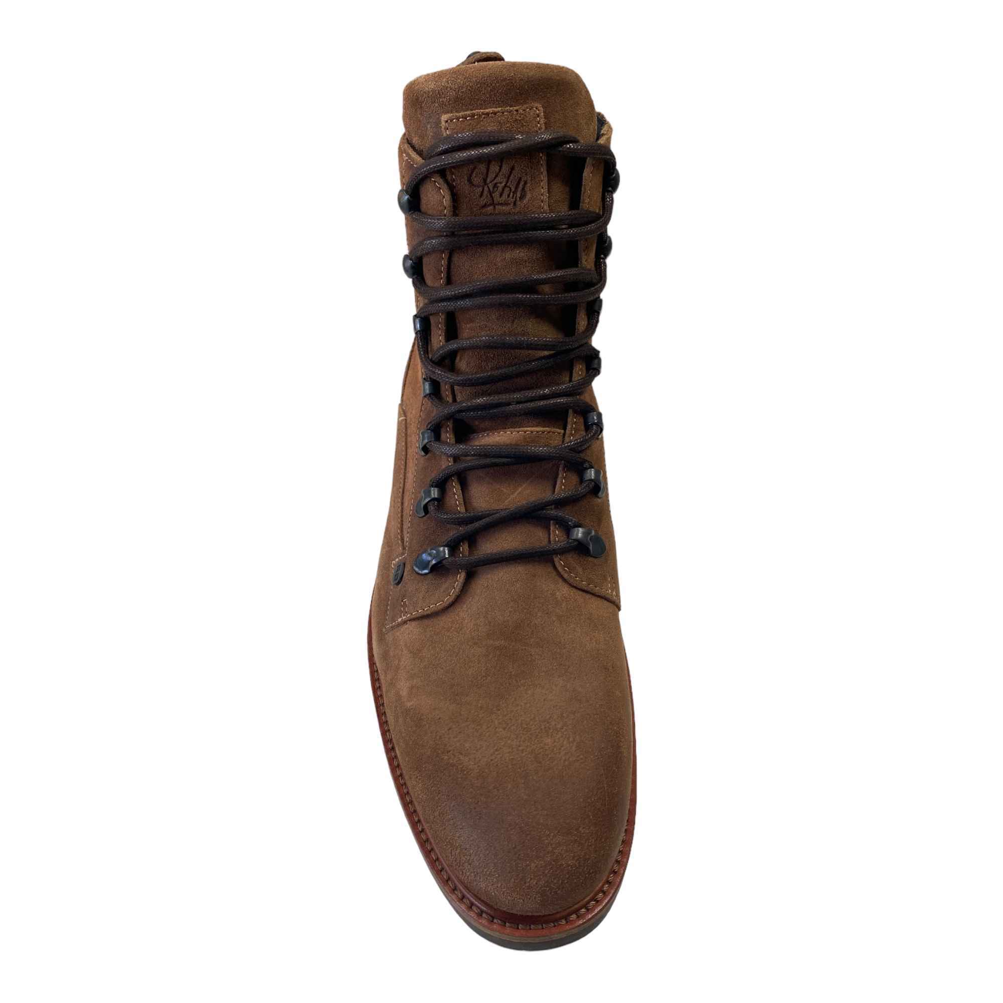 SCARPE STIVALETTI STIVALE UOMO REHAB CAM1515 PELLE MARRONE ORIGINALE AI