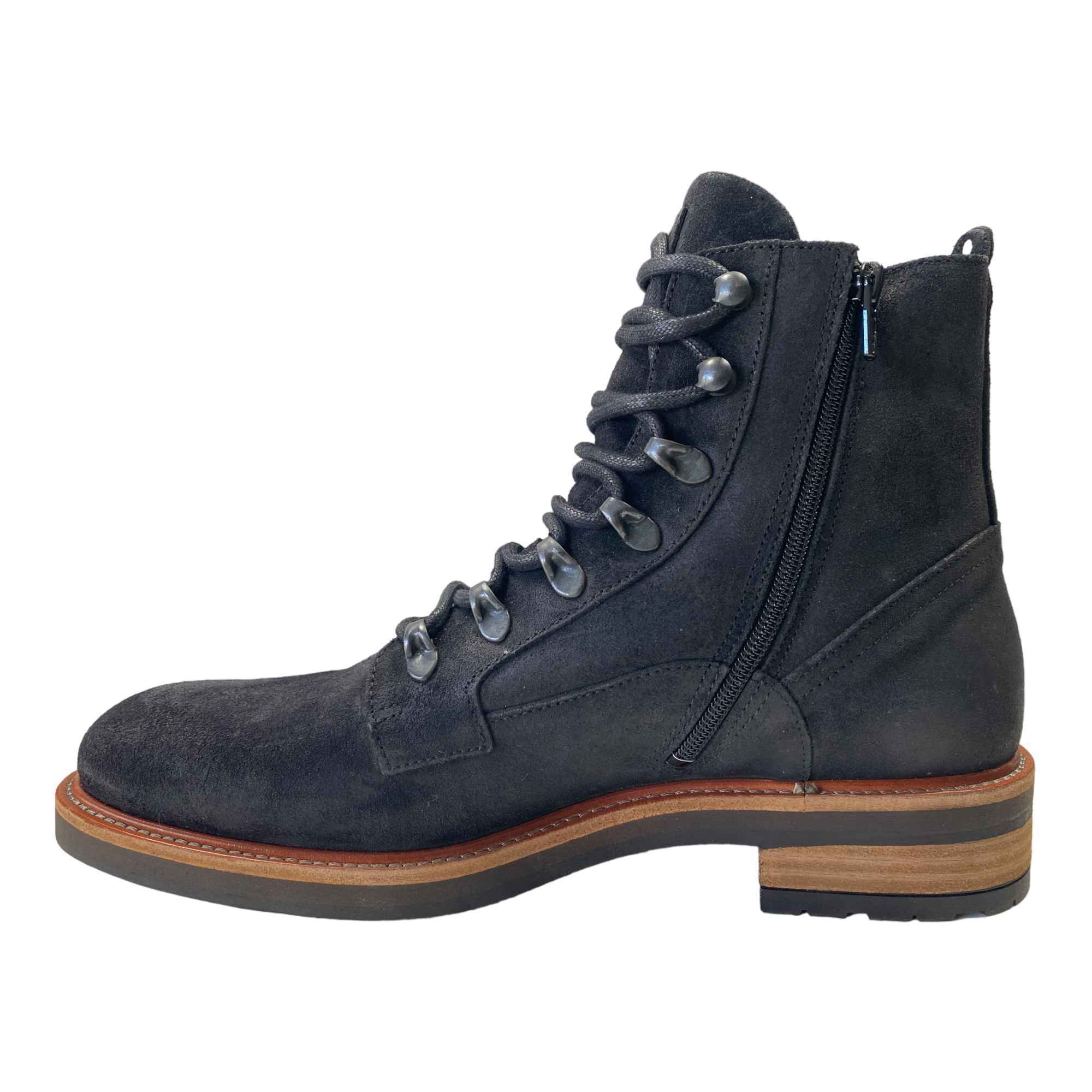 SCARPE STIVALETTI STIVALE UOMO REHAB CAM1515 PELLE BLU ORIGINALE AI