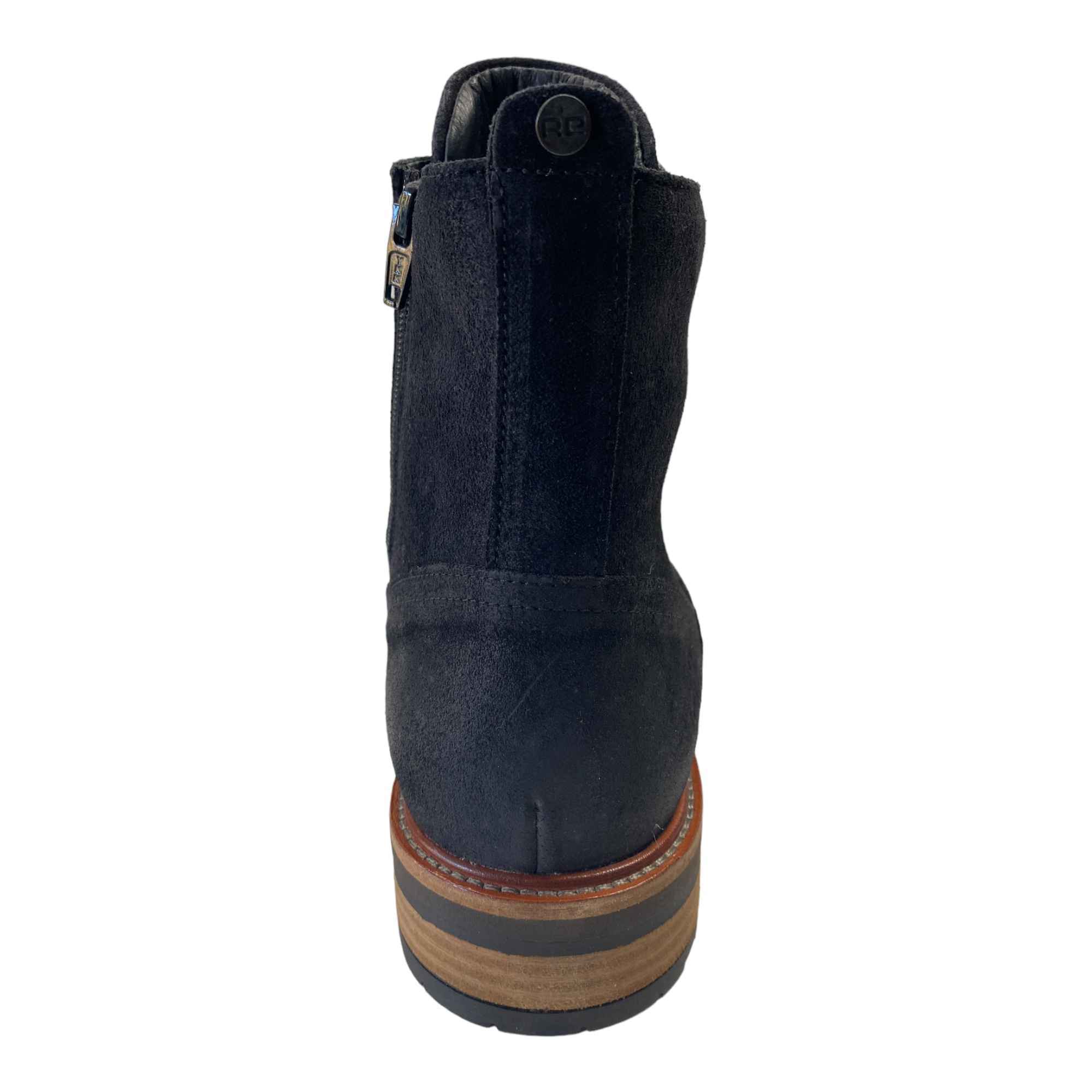 SCARPE STIVALETTI STIVALE UOMO REHAB CAM1515 PELLE BLU ORIGINALE AI