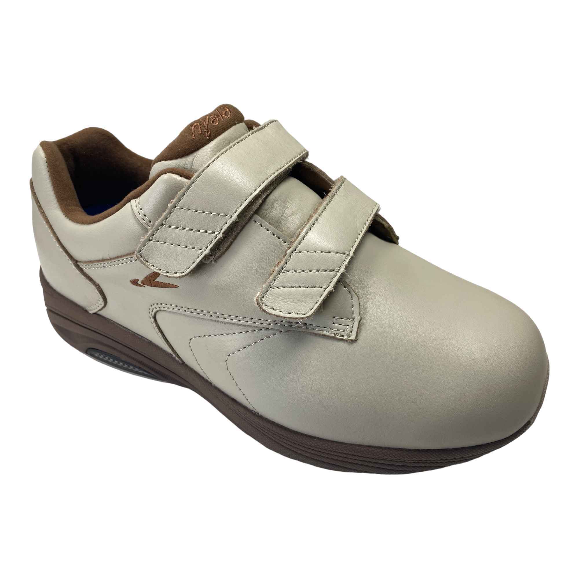 SCARPE SNEAKERS UOMO NYALA MAKENA STRAP NY60116 ECO PELLE BIANCO ORIGINALE AI
