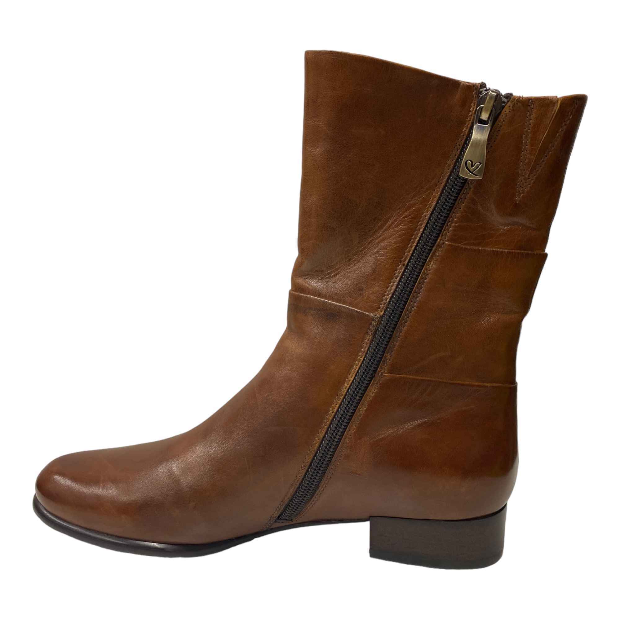 SCARPE STIVALI STIVALE DONNA EVERYBODY MACLURA 29694B2441 PELLE CUOIO ORIGINALE