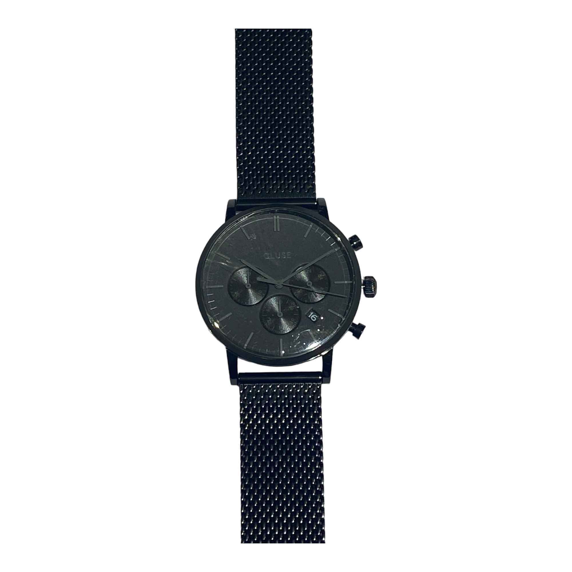 OROLOGIO CRONOGRAFO UOMO CLUSE ARAVIS CW0101502007 40 NERO ACCIAIO ORIGINAL 2024