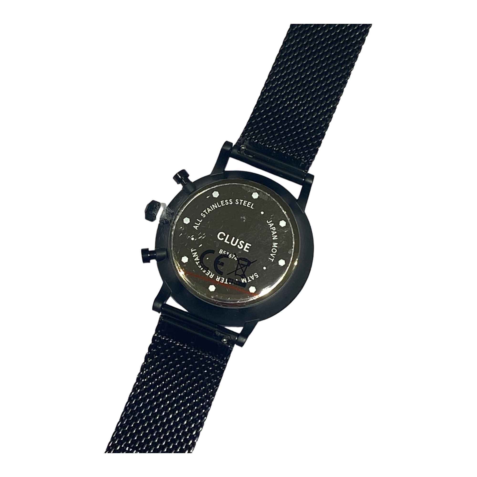 OROLOGIO CRONOGRAFO UOMO CLUSE ARAVIS CW0101502007 40 NERO ACCIAIO ORIGINAL 2024