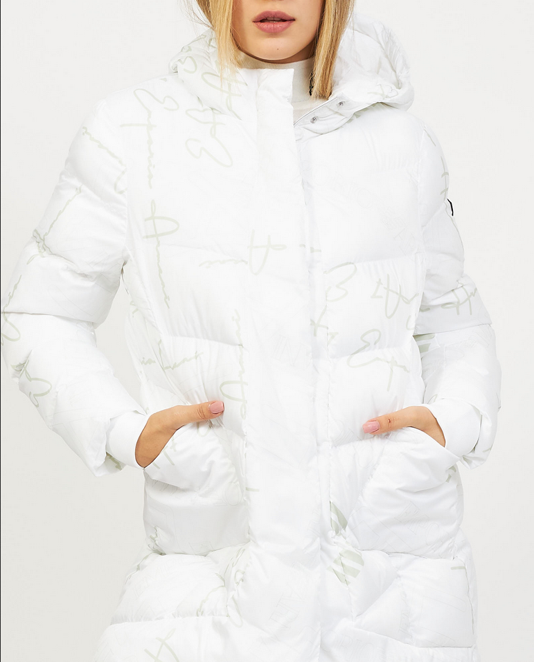 PIUMINO GIUBBOTTO DONNA EA7 EMPORIO ARMANI 6RTL05 TNAVZ BIANCO ORIGINAL AI 2024