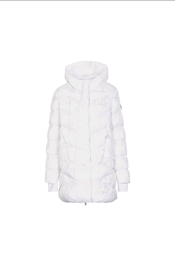 PIUMINO GIUBBOTTO DONNA EA7 EMPORIO ARMANI 6RTL05 TNAVZ BIANCO ORIGINAL AI 2024