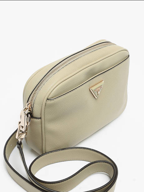 BORSA BORSE TRACOLLA DONNA GUESS MERIDIAN BG877814 ECO PELLE BEIGE ORIGINAL 2024