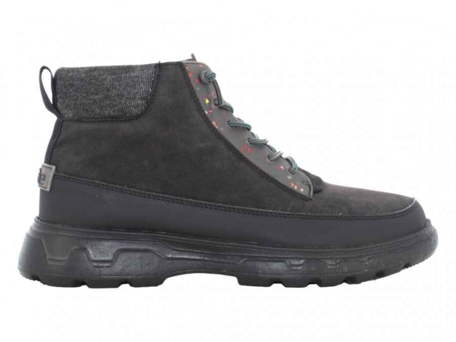 SCARPE SCARPONE UOMO HEY DUDE DUKE 112664900 ECO PELLE NERO ORIGINALE AI 2024