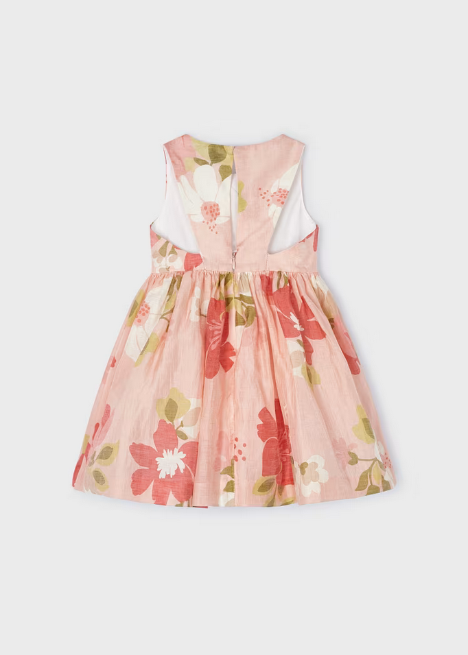 ABITO VESTITO BIMBA MAYORAL 03911 3911 LINO 88 ROSA ORIGINALE PE 2024