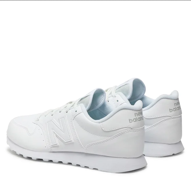 SCARPE SNEAKERS UOMO NEW BALANCE 500 GM500ZW2 ECO PELLE BIANCO ORIGINALE AI 2024