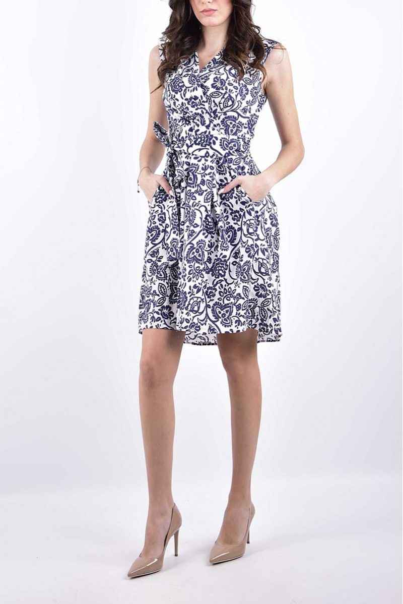 ABITO VESTITO DONNA EMME MARELLA COMMA 24152214822 001 BLU ORIGINALE PE 2024