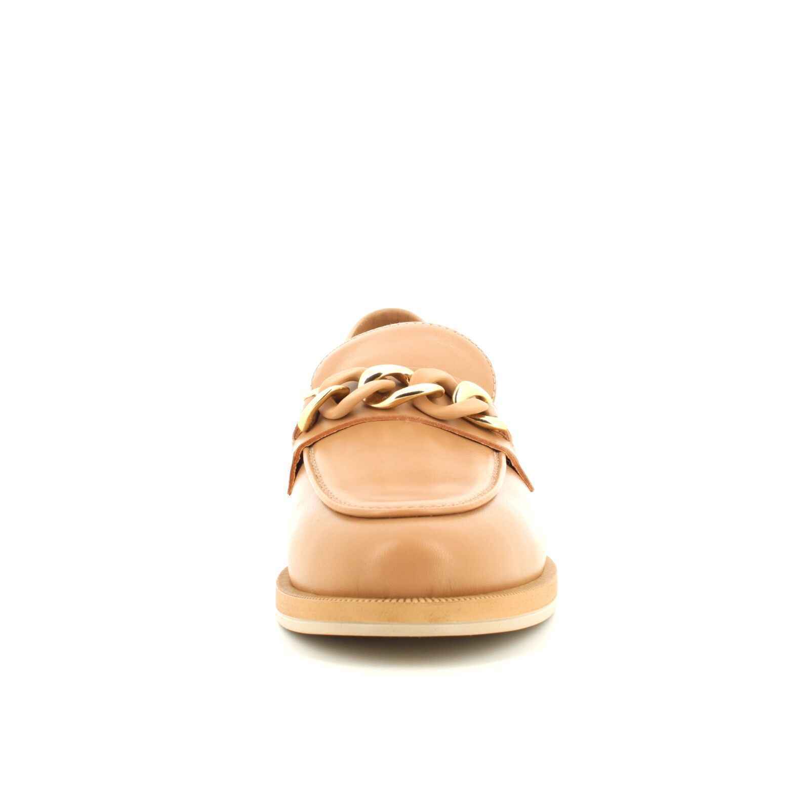 SCARPE MOCASSINO DONNA NERO GIARDINI E409620D PELLE 423 BEIGE ORIGINALE PE 2024