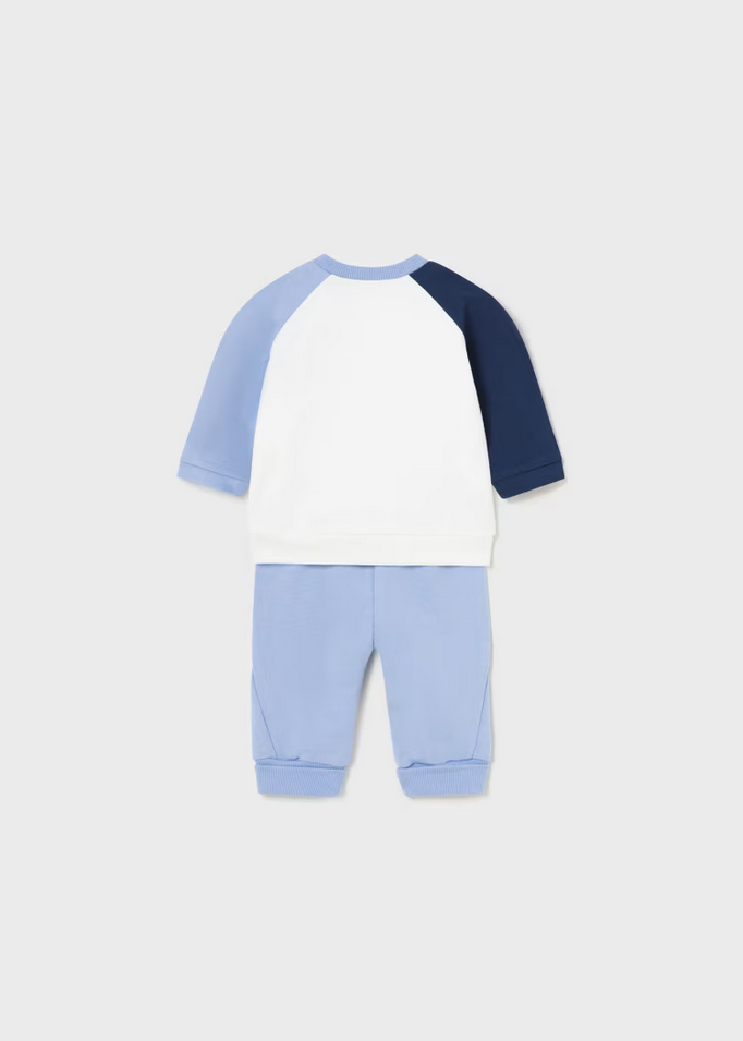 COMPLETO TUTA FELPA NEONATO MAYORAL 01640 1640 12 BLU ORIGINALE PE 2024