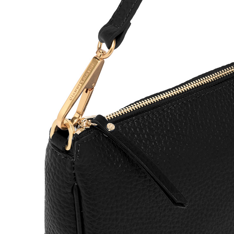 BORSA TRACOLLA DONNA GIANNI CHIARINI BROOKE BS 10911 PELLE NERO ORIGINAL PE 2024