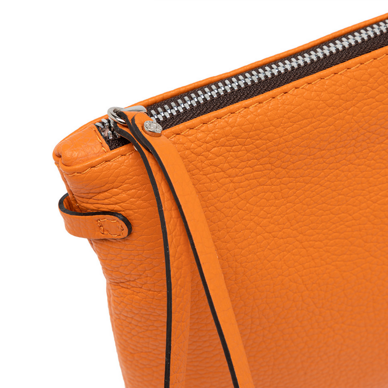 BORSA BORSE DONNA GIANNI CHIARINI HERMY BS 3695 24PE PELLE ARANCIO ORIGINALP2024