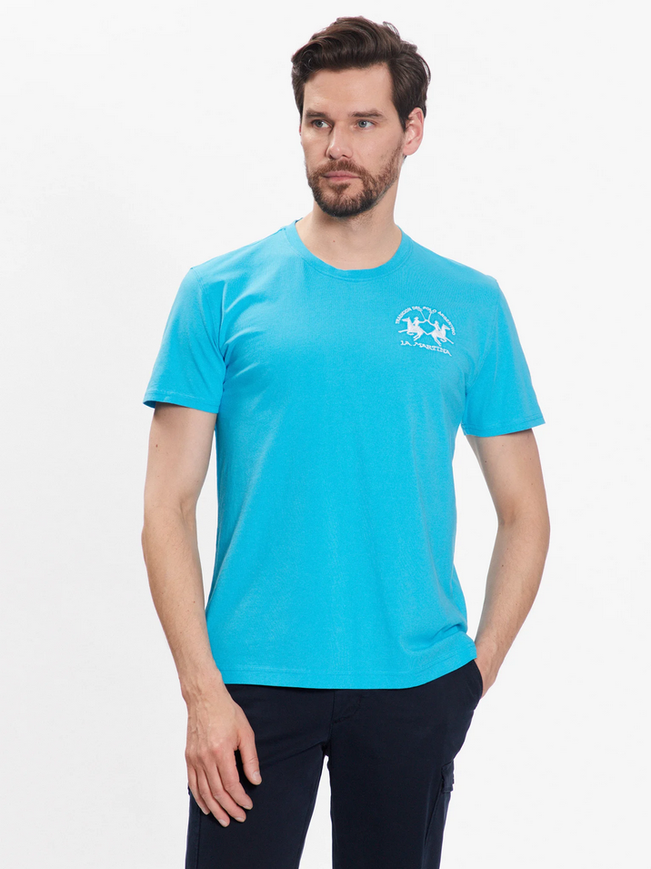 MAGLIA T SHIRT UOMO LA MARTINA VMR009 JS206 COTONE 07010 ORIGINALE PE 2024