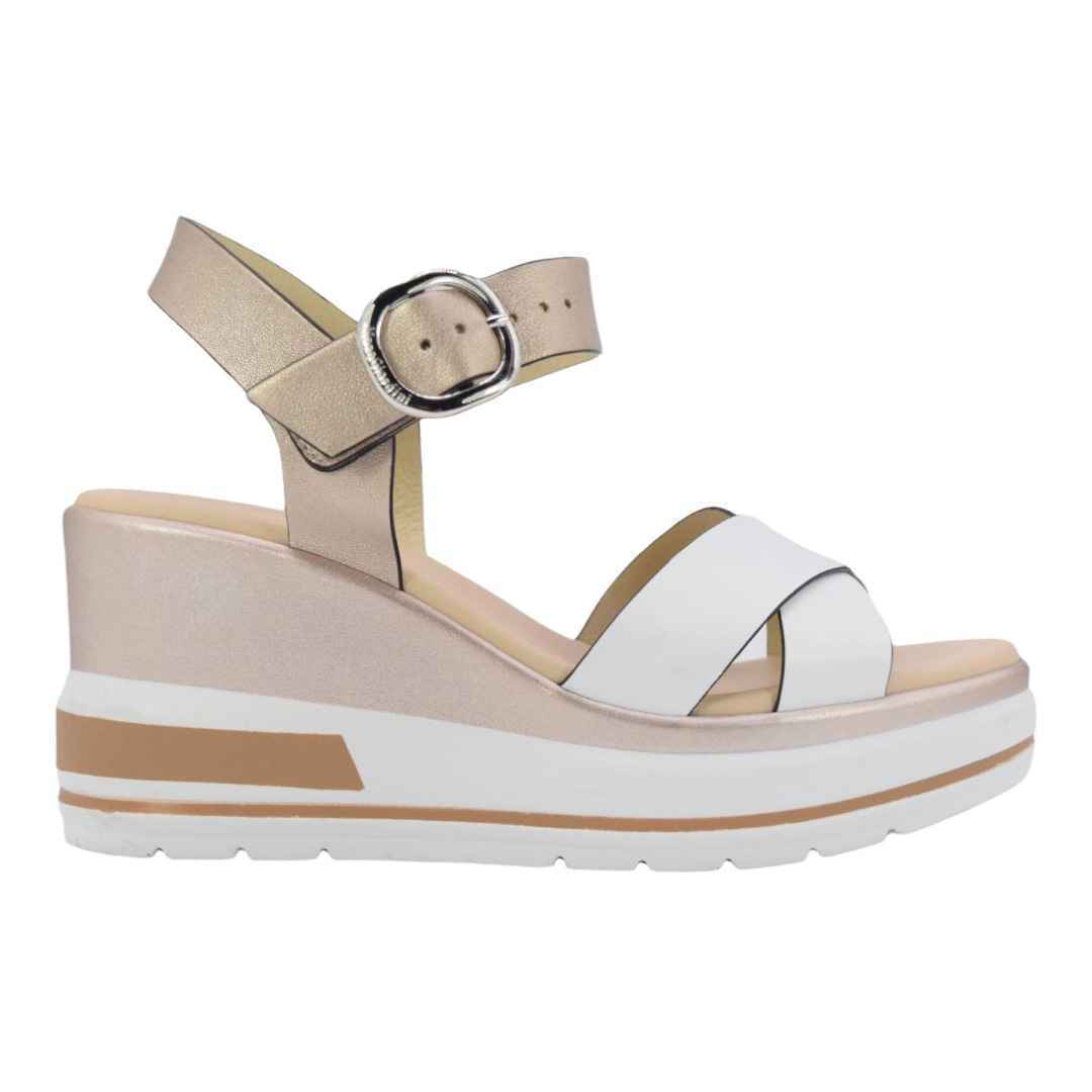 SCARPE SANDALI SANDALO DONNA NERO GIARDINI E218737D PELLE 707 ORIGINALE PE 2024