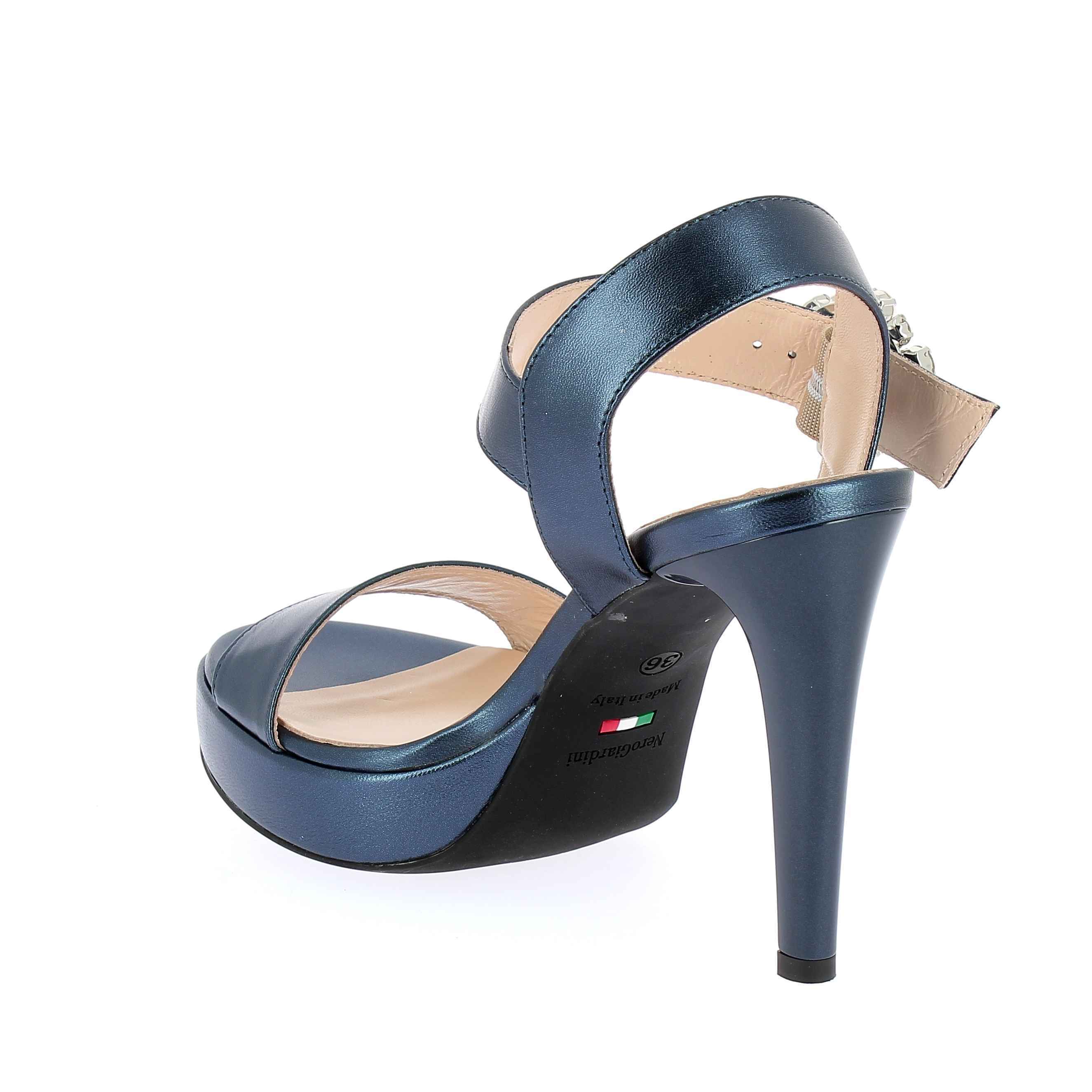 SCARPE DECOLTE TACCO DONNA NERO GIARDINI E410101DE PELLE 201 ORIGINALE PE 2024