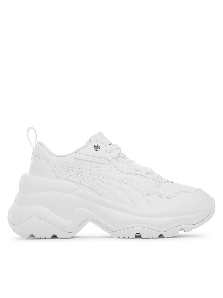 SCARPE SNEAKERS DONNA PUMA CILIA WEDGE 393915 ECO PELLE 02 BIANCO ORIGINALPE2024