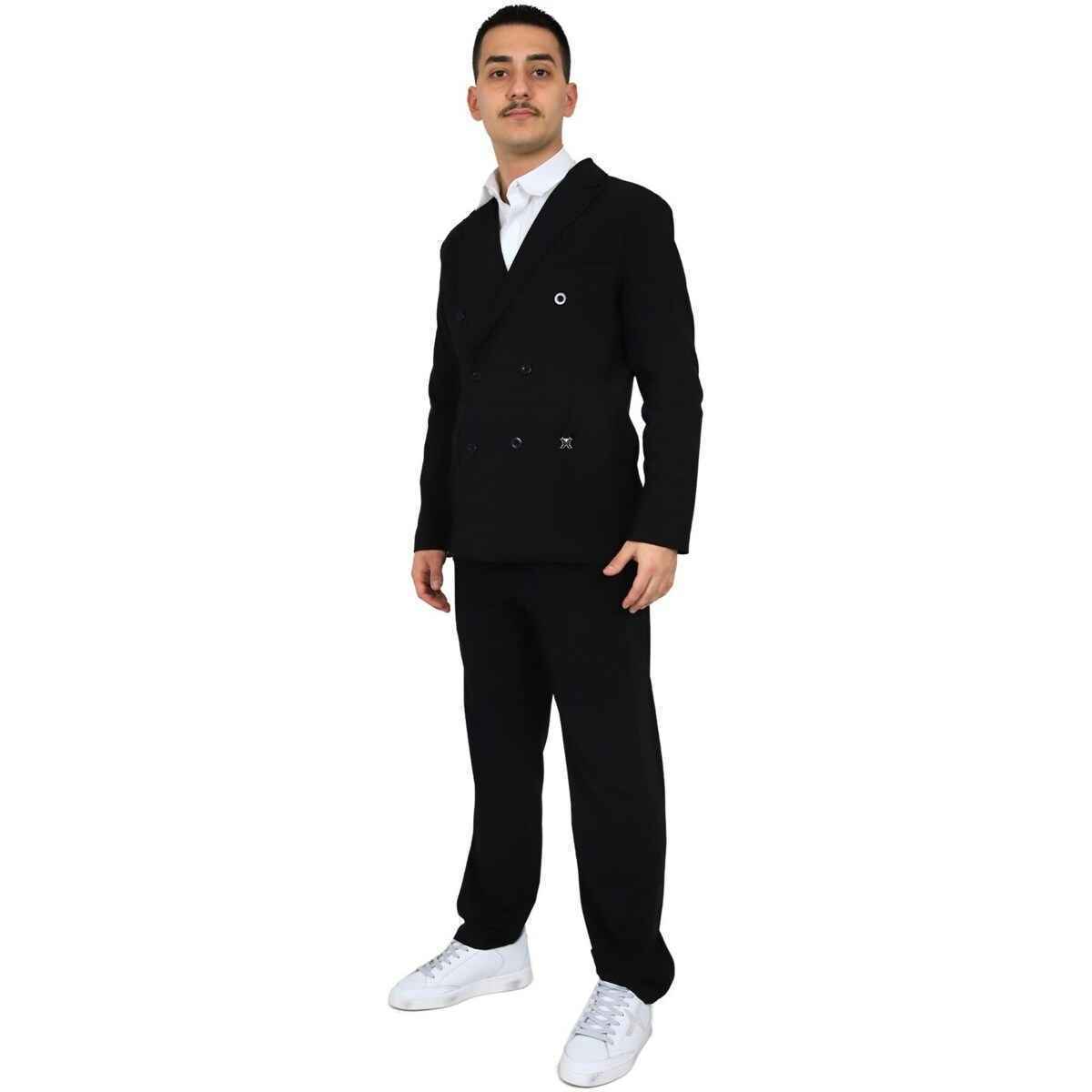 PANTALONE CERIMONIA UOMO RICHMOND X UMP24193PA HB NERO ORIGINALE PE 2024