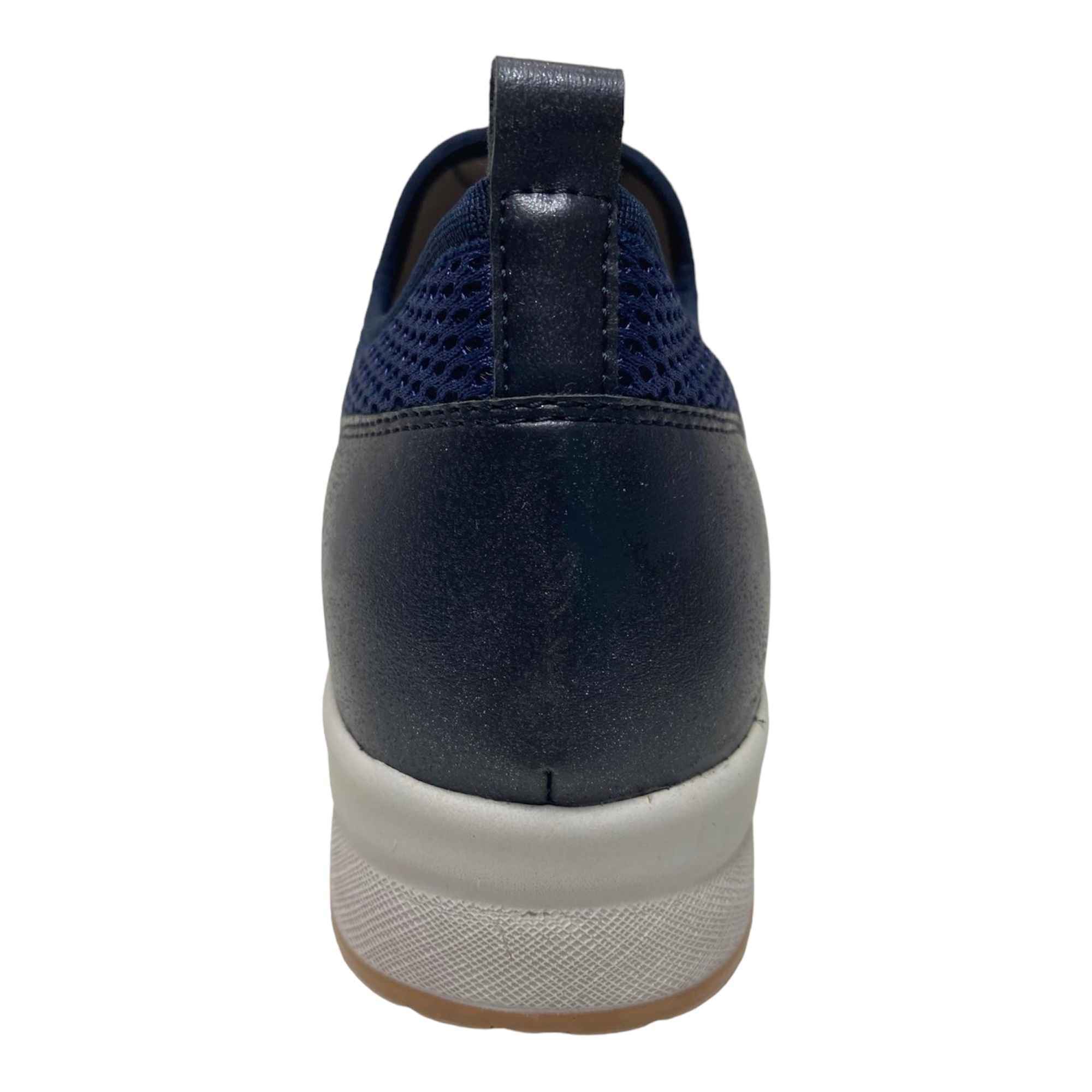 SCARPE SNEAKERS SLIP ON DONNA AGORA VN13 TESSUTO BLU ORIGINALE PE 2024