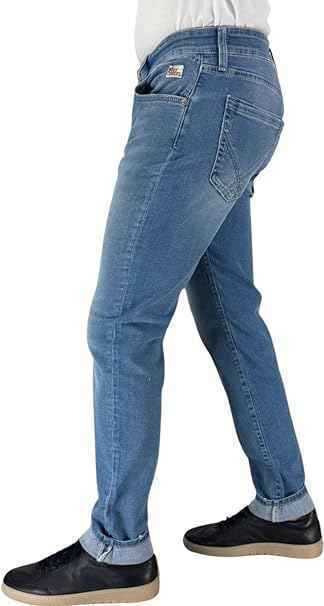 PANTALONE JEANS UOMO ROY ROGERS JS 317 MAN RRU076D576A041 BLU ORIGINALE PE 2024