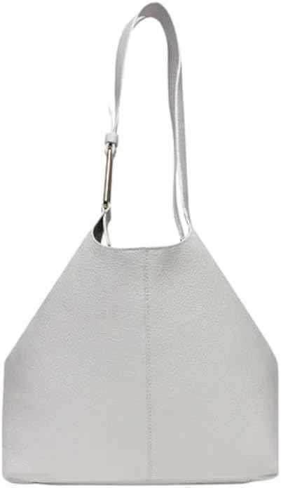 BORSA BORSE DONNA COCCINELLE E1 QHA 11 02 01 PELLE H13 BIANCO ORIGINALE PE 2024