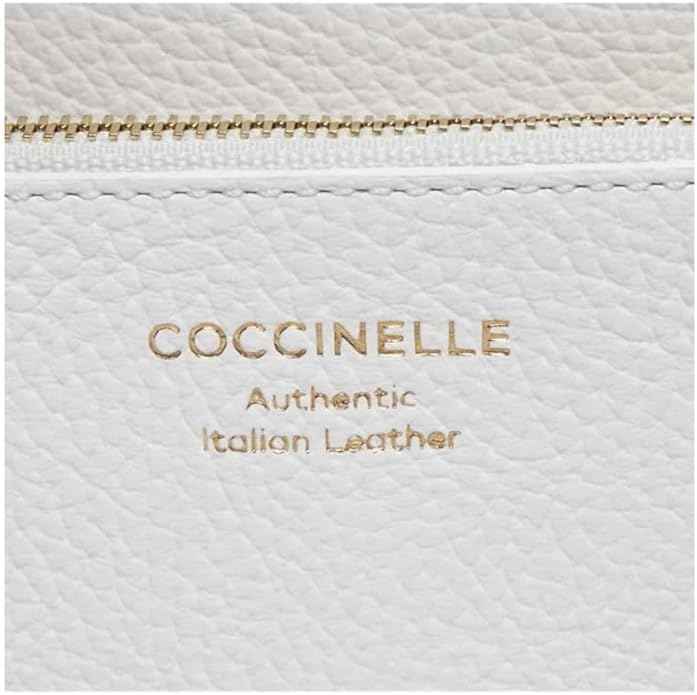 BORSA BORSE DONNA COCCINELLE E1 QHA 11 02 01 PELLE H13 BIANCO ORIGINALE PE 2024