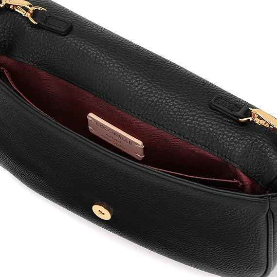 BORSA BORSE DONNA COCCINELLE MAGIE E5 MQF 55 01 01 PELLE 001 NERO ORIGINALPE2024