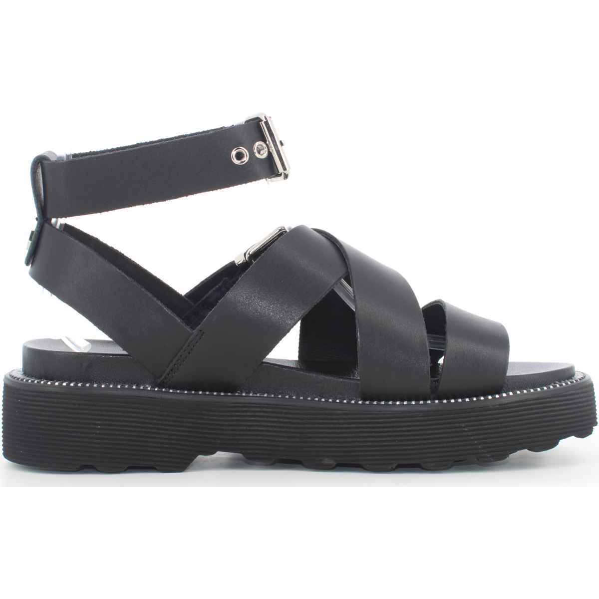 SCARPE SANDALI ZEPPA DONNA CULT ZIGGY 3442 CLW344200 PELLE NERO ORIGINAL PE 2024