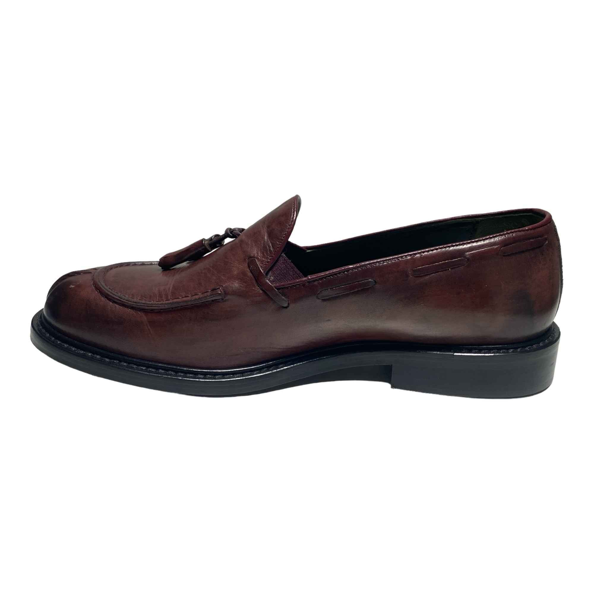 SCARPE MOCASSINO CASUAL UOMO BOTTICELLI GRU158 PELLE BORDO ORIGINALE PE