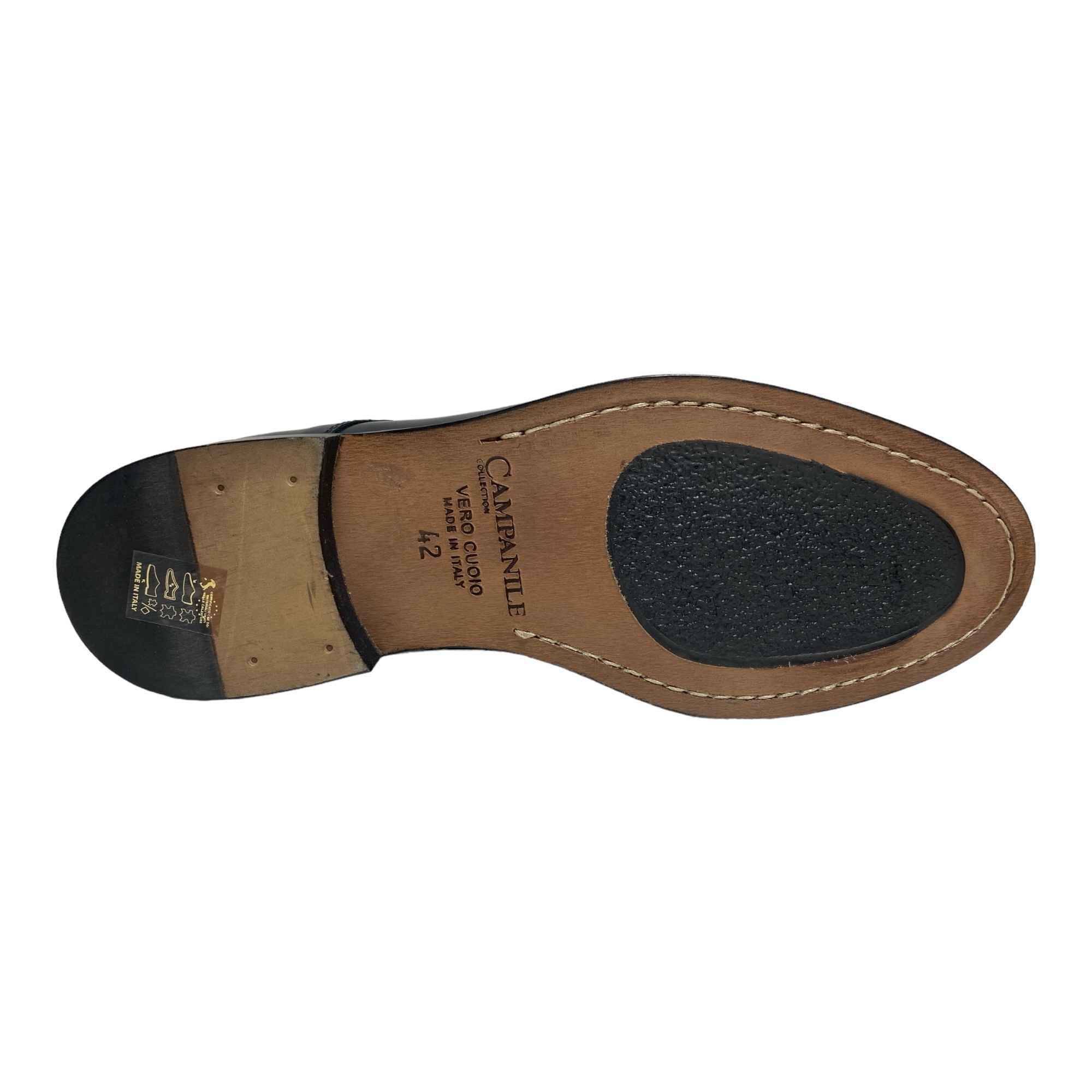 SCARPE DERBY CASUAL UOMO CAMPANILE COLLECTION 908 PELLE BLU ORIGINALE PE 2024