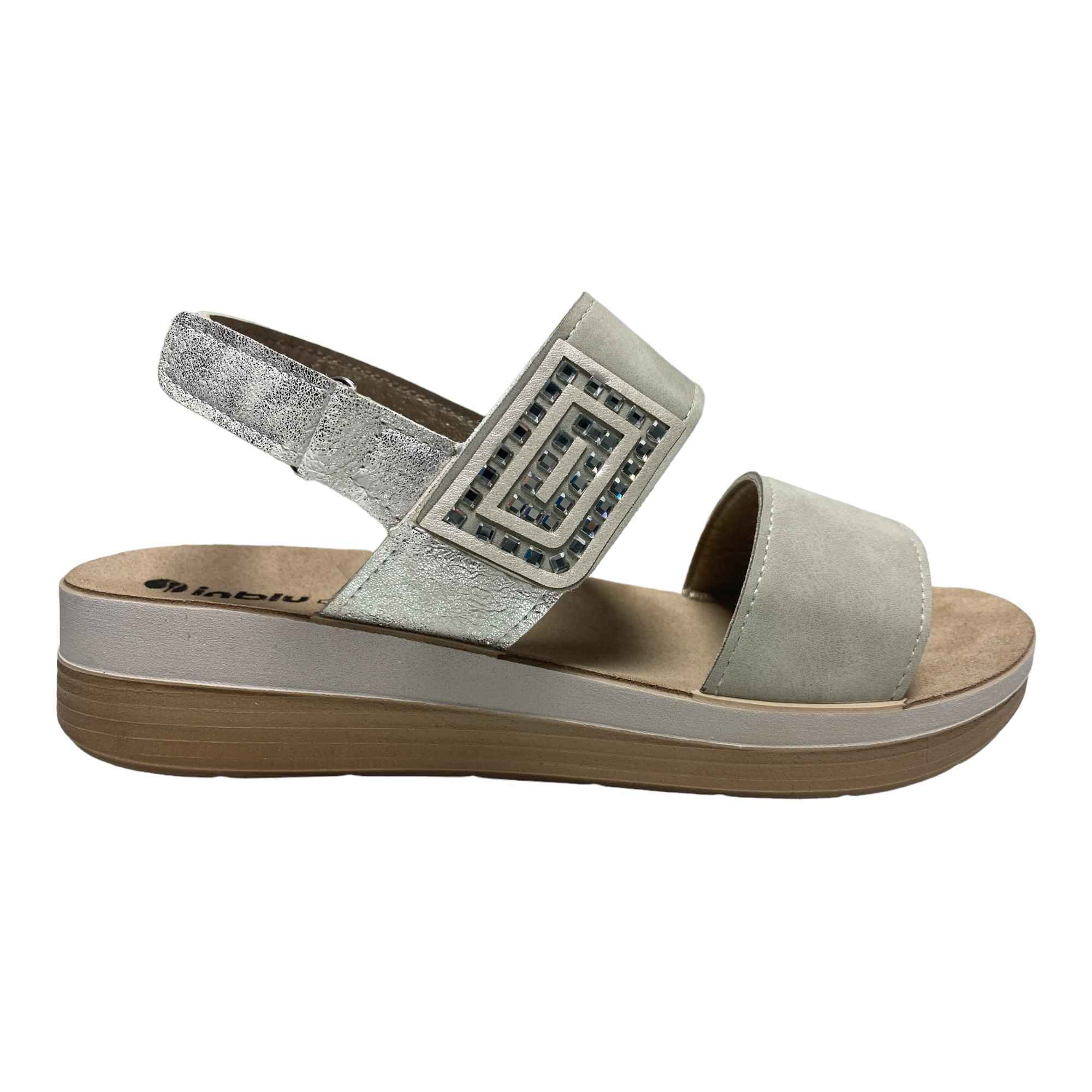 SCARPE SANDALO SANDALI DONNA INBLU FT000017 FT17 BIANCO ORIGINALE PE 2024