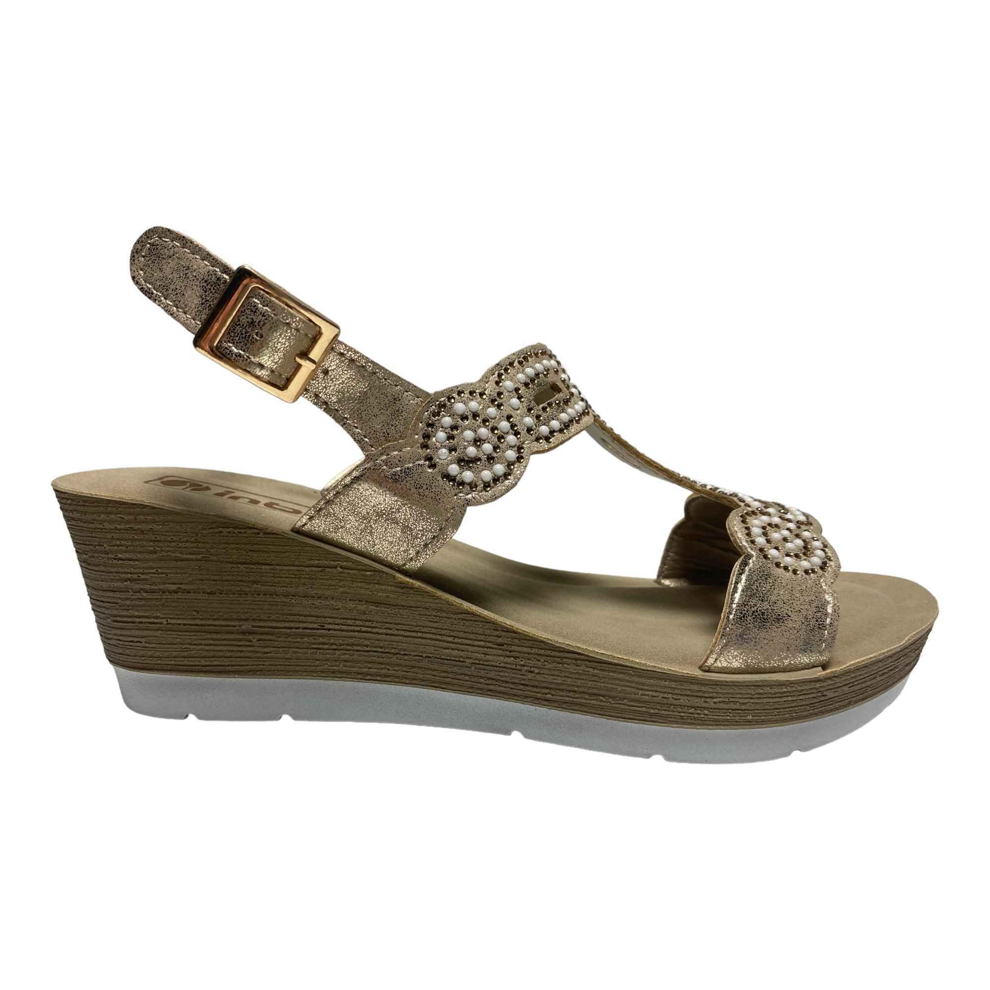 SCARPE SANDALO SANDALI DONNA INBLU EL000028 EL28 PLATINO ORIGINALE PE 2024