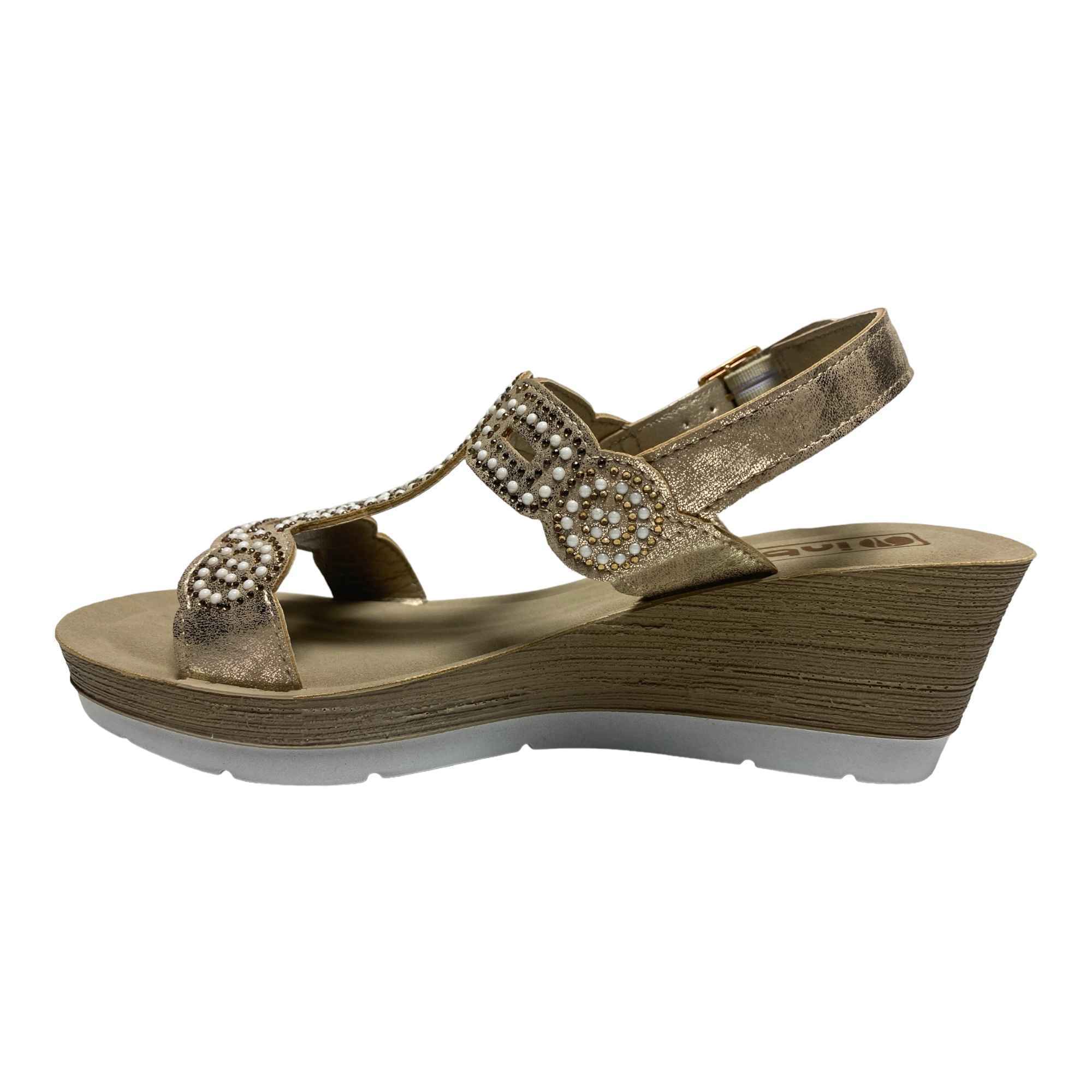 SCARPE SANDALO SANDALI DONNA INBLU EL000028 EL28 PLATINO ORIGINALE PE 2024