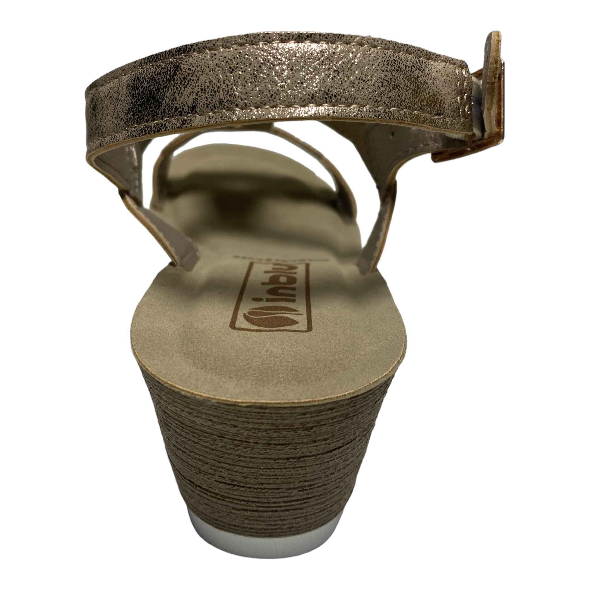 SCARPE SANDALO SANDALI DONNA INBLU EL000028 EL28 PLATINO ORIGINALE PE 2024