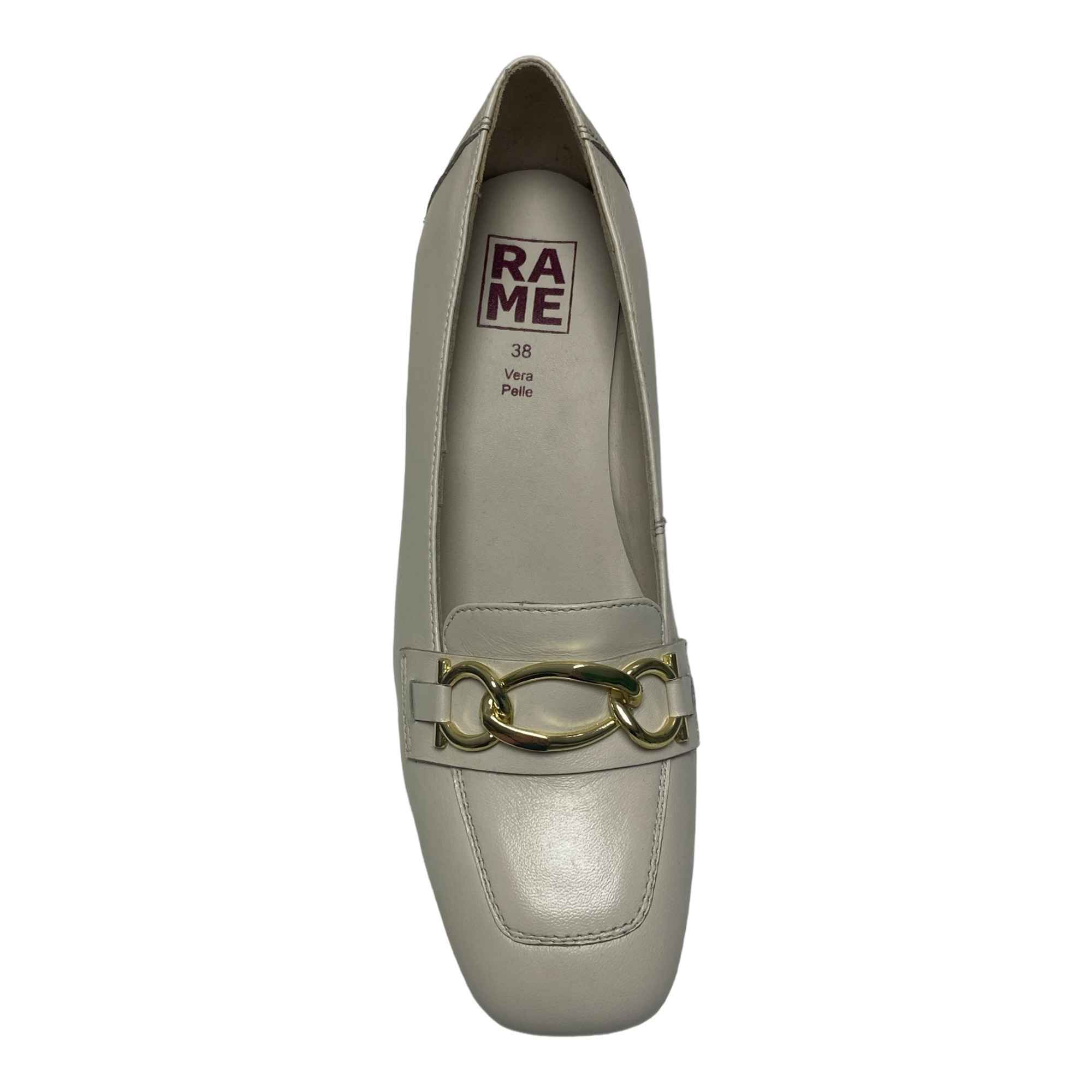 SCARPE DECOLTE SANDALO TACCO DONNA RAME MANDY 11 PELLE BIANCO ORIGINALE PE 2024