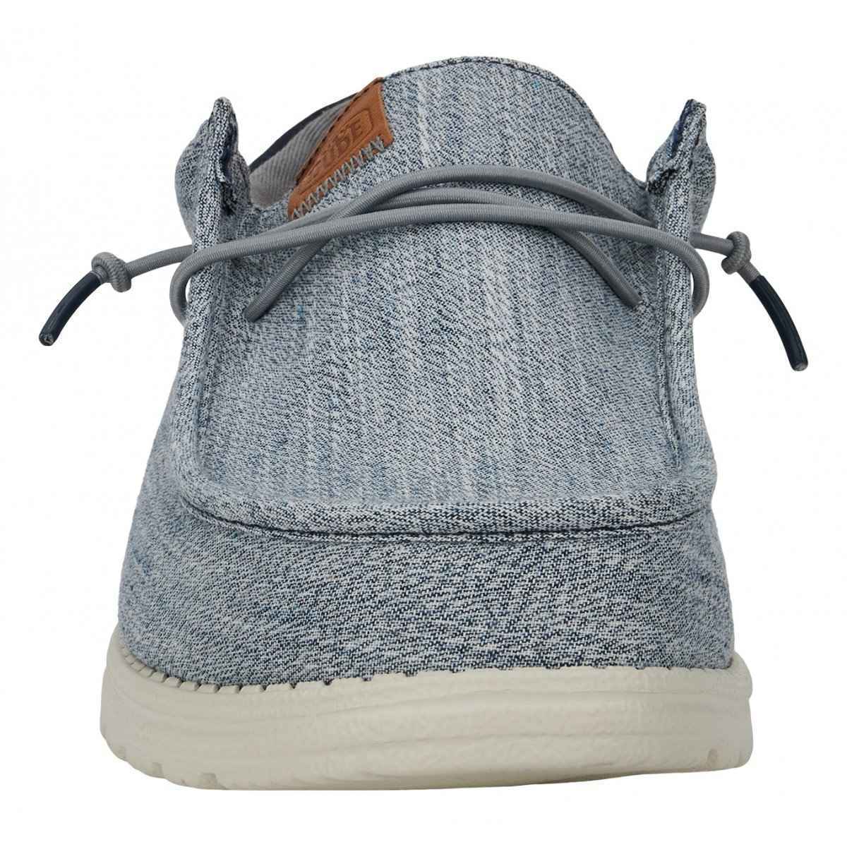 SCARPE MOCASSINO UOMO HEY DUDE WALLY 40677 410 BLU ORIGINALE PE 2024