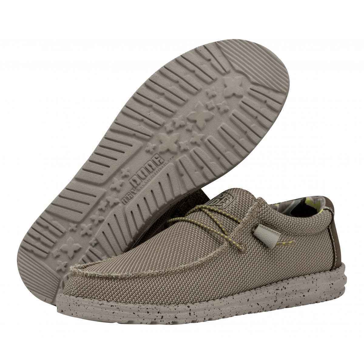 SCARPE MOCASSINO UOMO HEY DUDE WALLY 40020 266 BEIGE ORIGINALE PE 2024