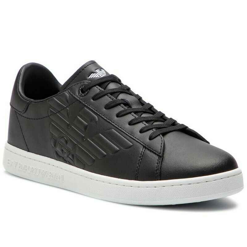 SCARPE SNEAKERS UOMO EA7 EMPORIO ARMANI X8X001 XCC51 00002 NERO ORIGINAL PE 2024