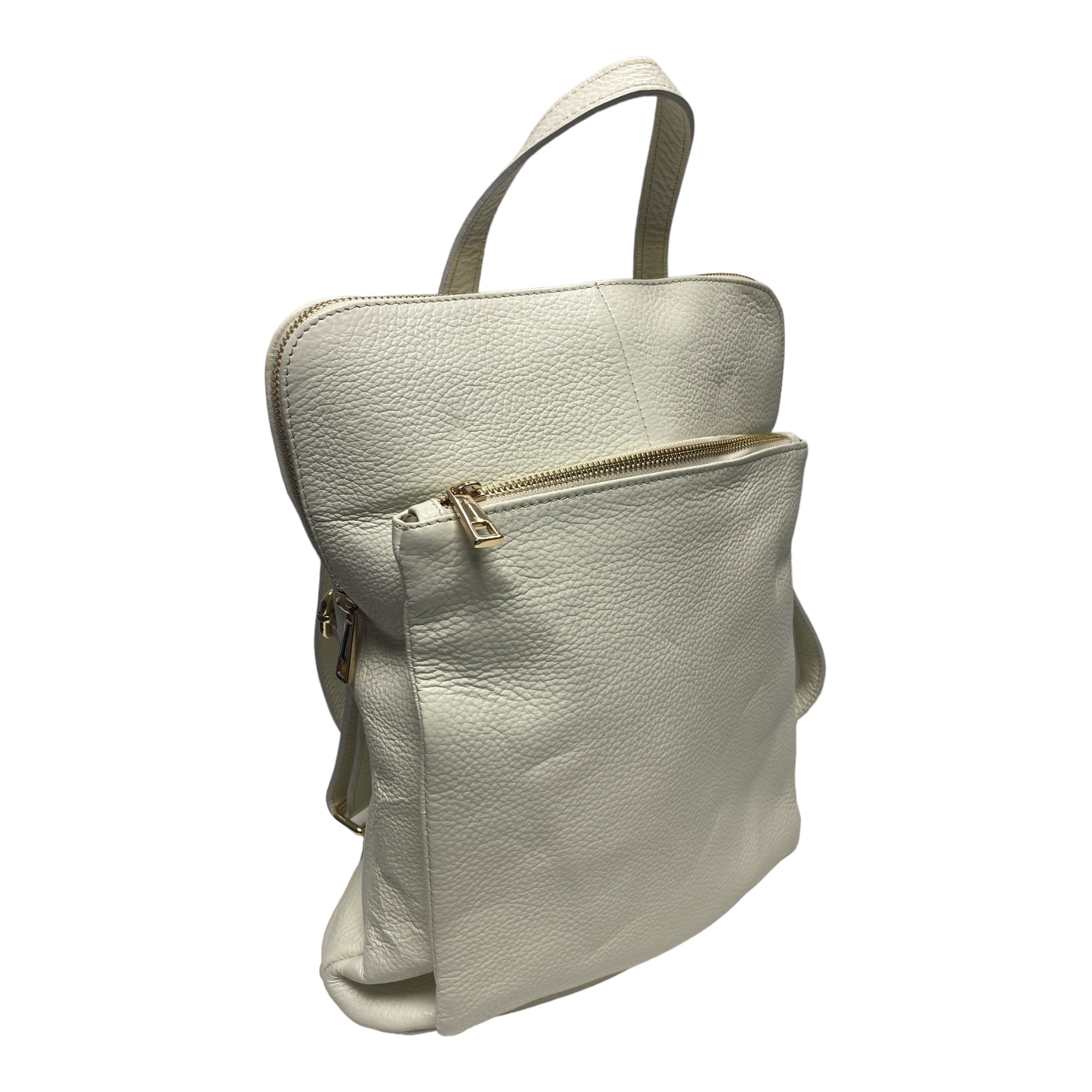 ZAINO ZAINI BORSA BORSE DONNA MEMU MEMU3083 PELLE BIANCO ORIGINALE PE