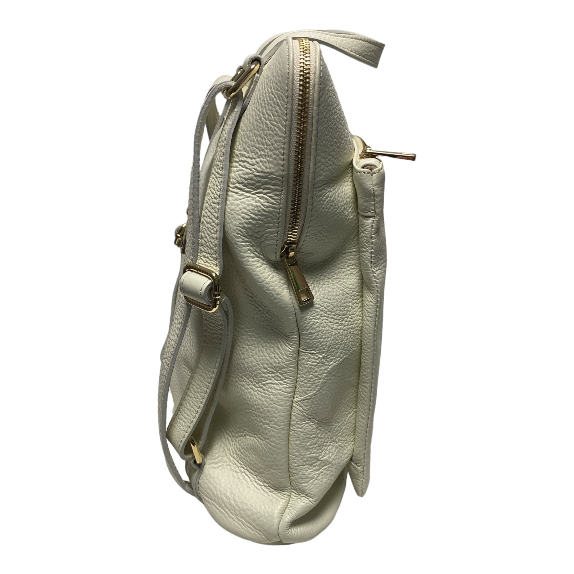 ZAINO ZAINI BORSA BORSE DONNA MEMU MEMU3083 PELLE BIANCO ORIGINALE PE