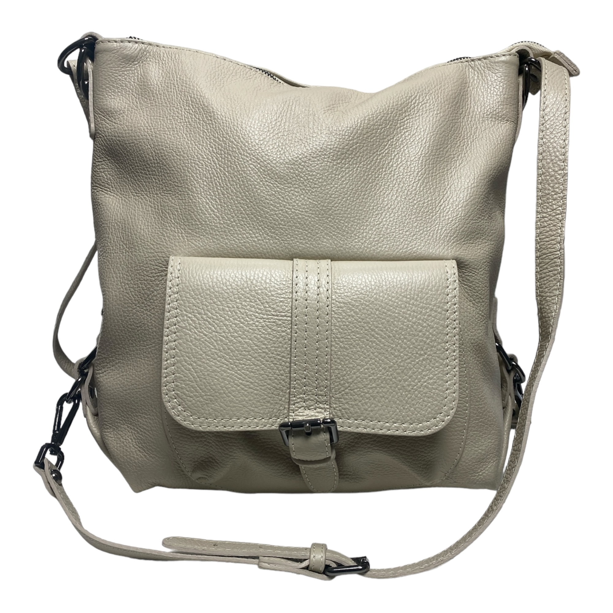 BORSA BORSE DONNA MANAS MEMU2094 PELLE BIANCO ORIGINALE PE