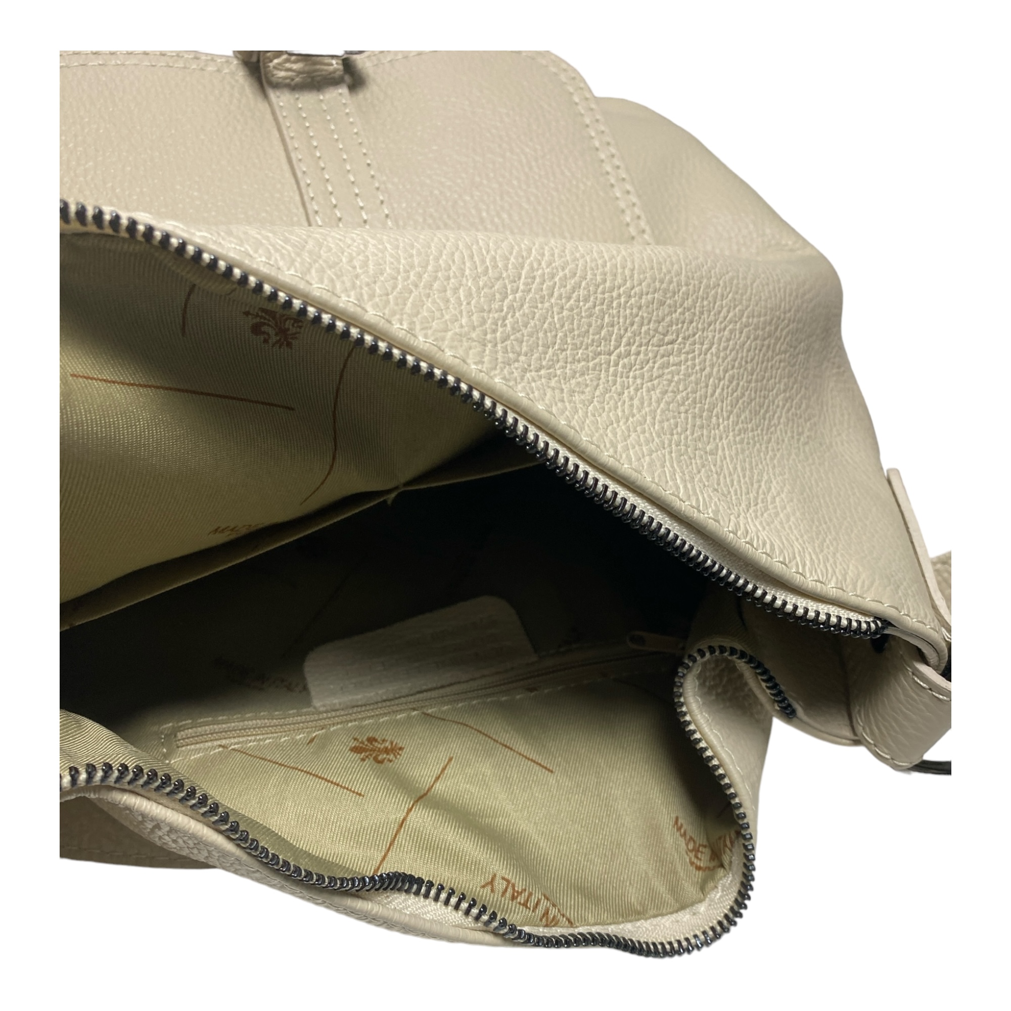 BORSA BORSE DONNA MANAS MEMU2094 PELLE BIANCO ORIGINALE PE