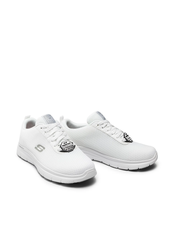 SCARPE SNEAKERS UOMO SKECHERS FLEX ADVANTAGE 77125EC BIANCO ORIGINALE PE 2024