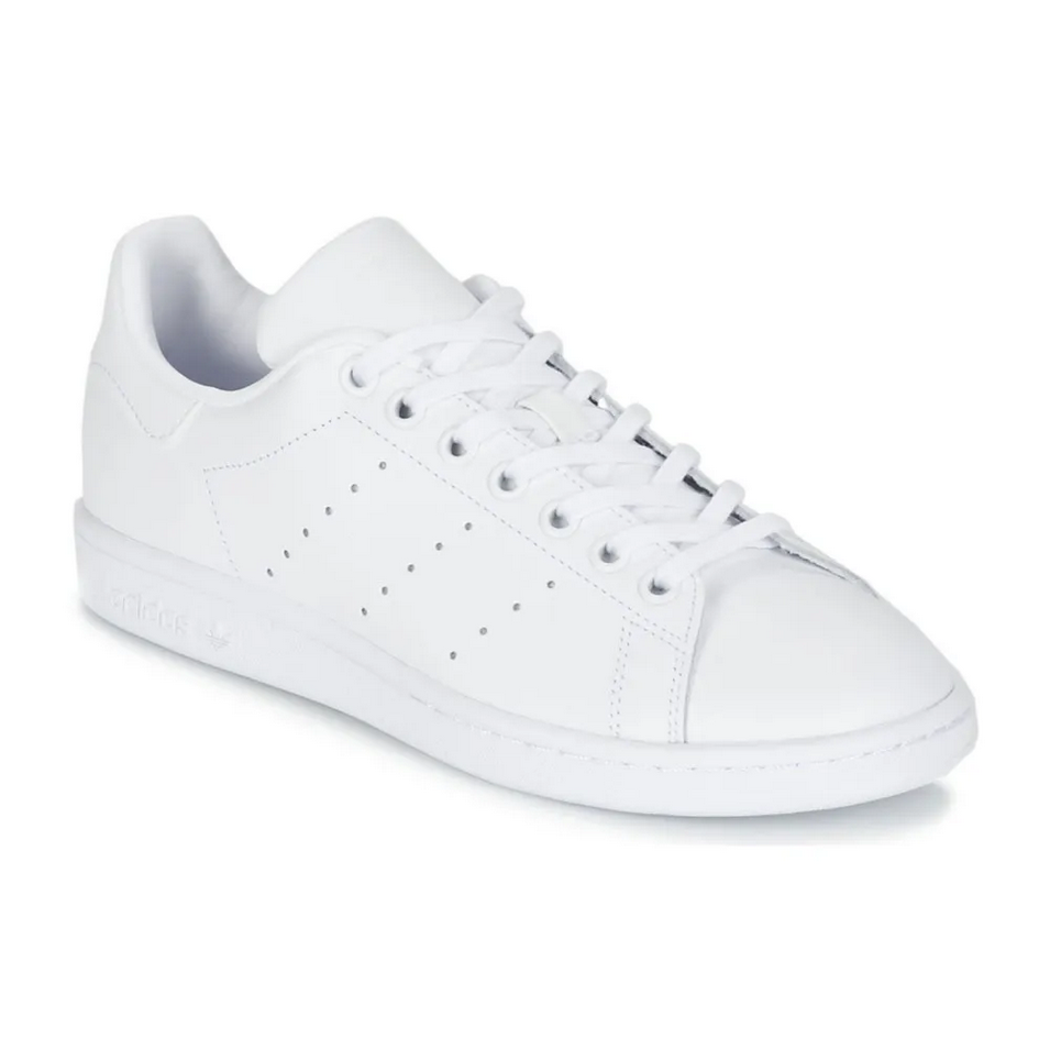 SCARPE SNEAKERS DONNA ADIDAS STAN SMITH S75104 PELLE BIANCO ORIGINALE PE 2024