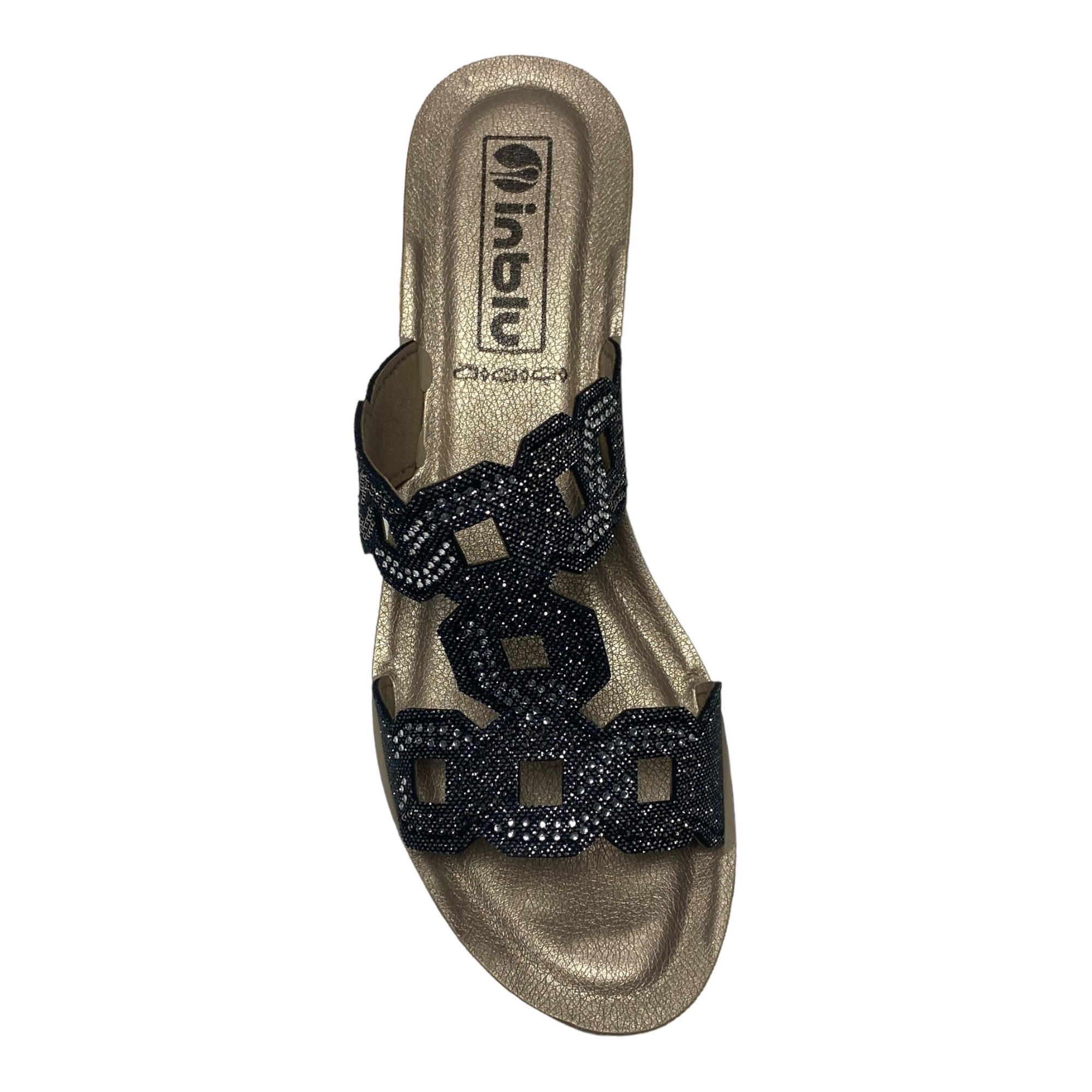 SCARPE SANDALI CIABATTE ZEPPA DONNA INBLU AS000034 AS34 NERO ORIGINALE PE 2024