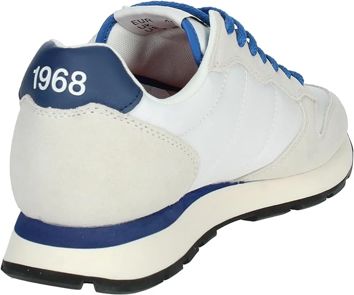 SCARPE SNEAKERS UOMO SUN68 TOM SOLID Z34101 PELLE 01 BIANCO ORIGINALE PE 2024