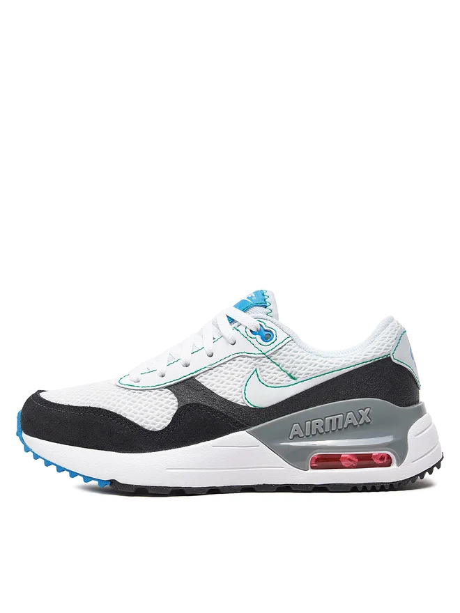 SCARPE SNEAKERS RAGAZZO NIKE AIR MAX SYSTM DQ0284 107 BIANCO ORIGINALE PE 2024